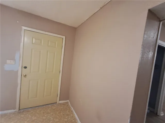 a view of closet area