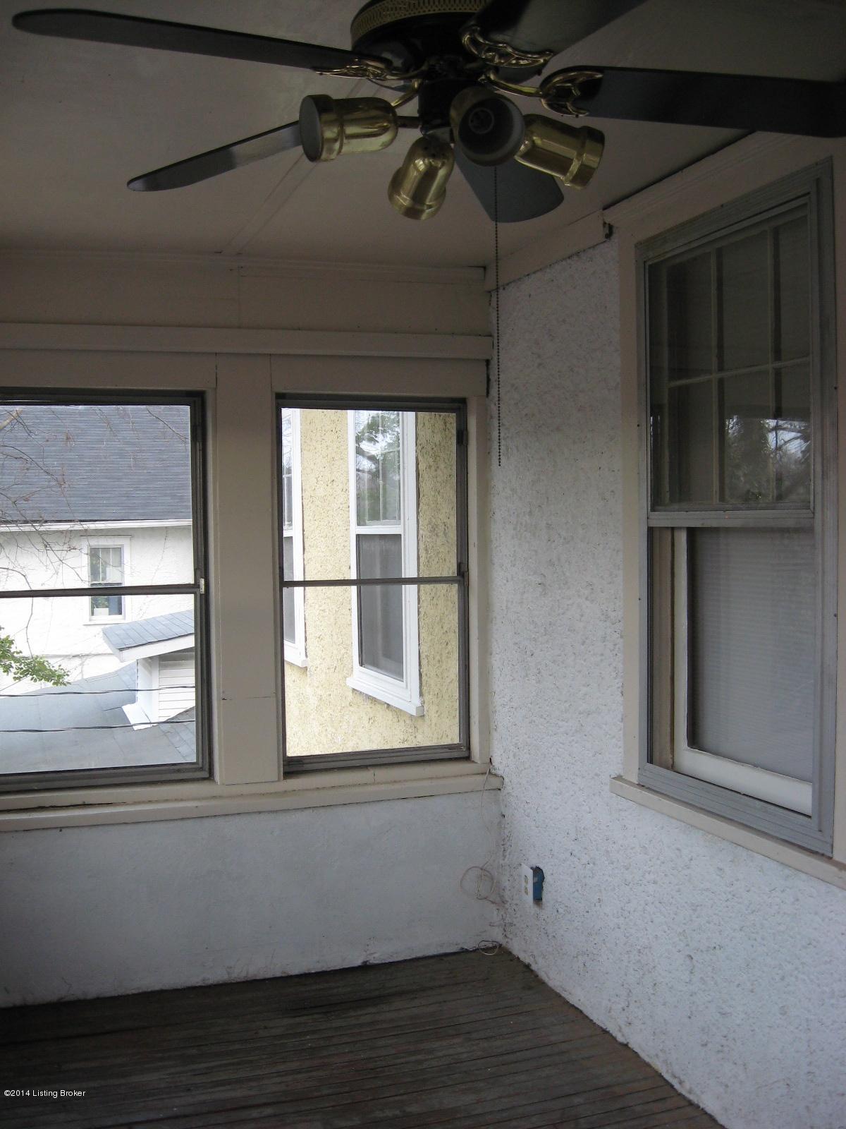 342 Kenilworth Road Louisville, KY 40206 - Photo 12 of 44 2nd floor Enclosed Porch