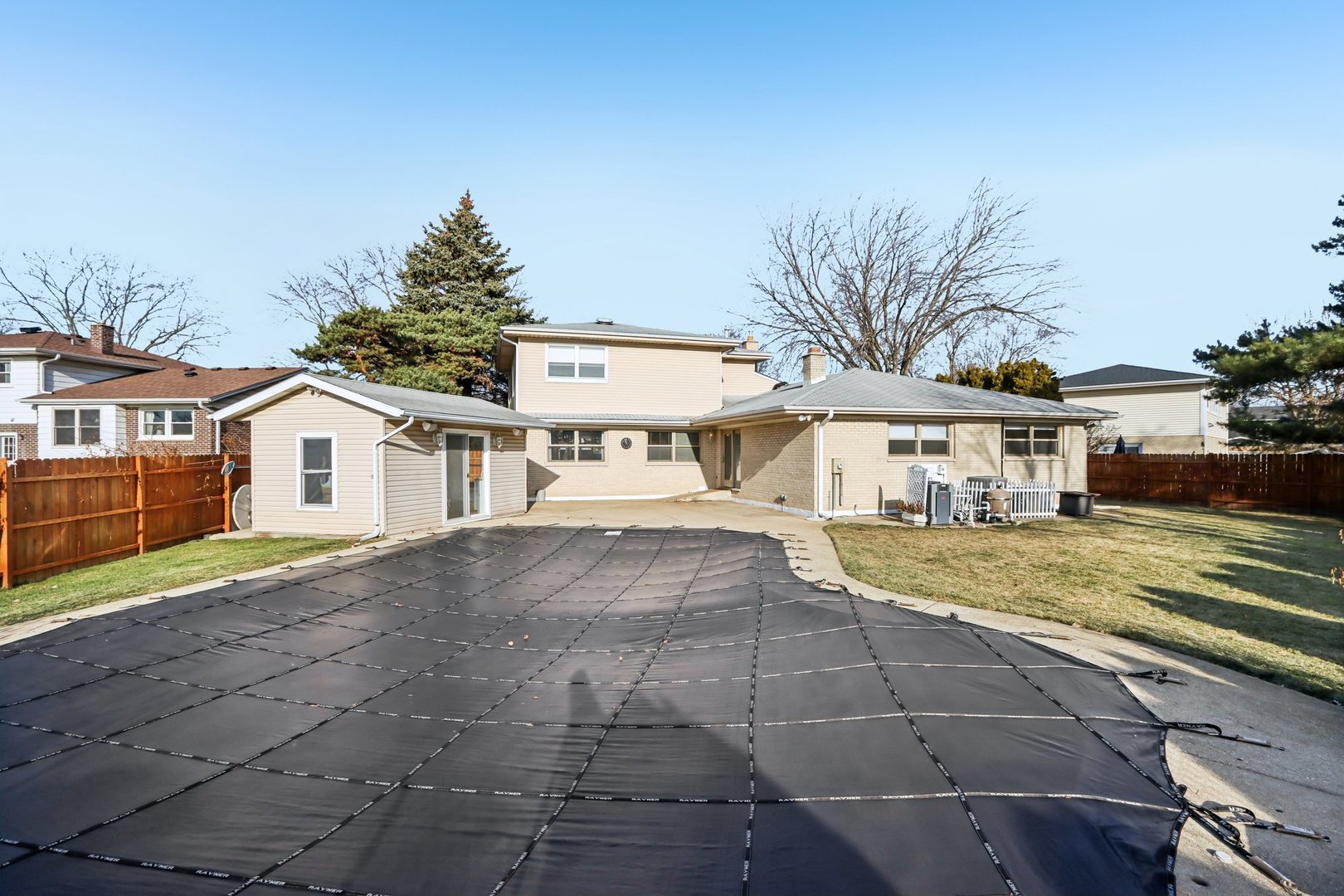 2019 East Avon Lane Arlington Heights, IL 60004 - Photo 46 of 59 a front view of a house with a yard and garage