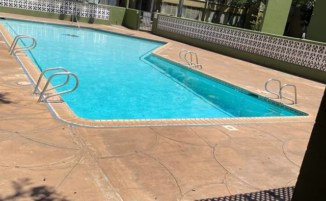 a view of a swimming pool