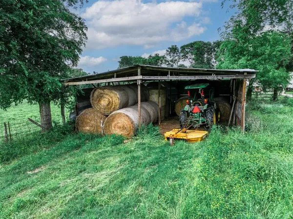 a view of outdoor space with deck and green space