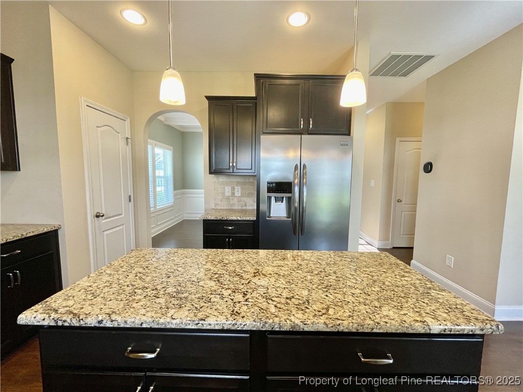 608 Stonebriar Avenue Raeford, NC 28376 - Photo 21 of 29 a view of kitchen island