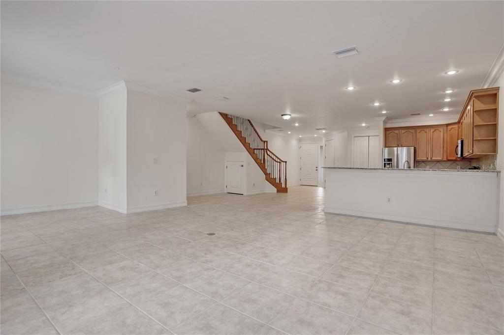 1344 Ribolla Drive Palm Harbor, FL 34683 - Photo 12 of 26 a view of a kitchen with a refrigerator and a window