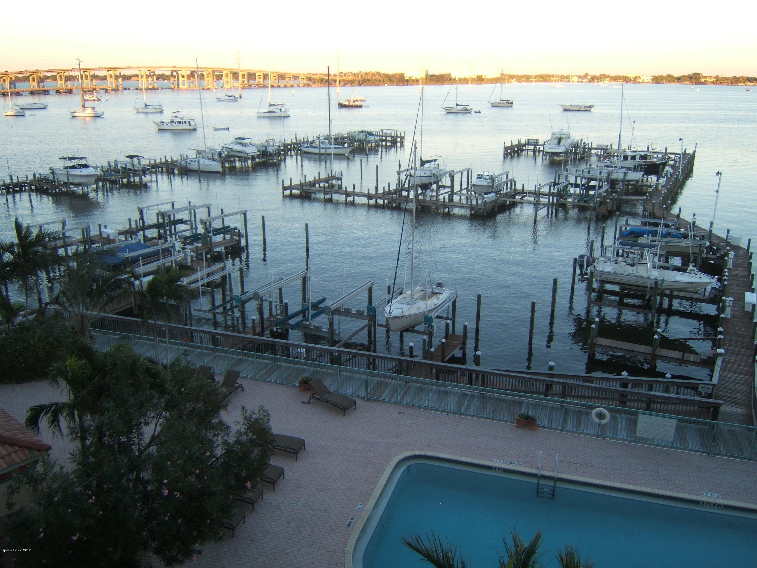102 Riverside Drive, Unit 403 Cocoa, FL 32922 - Photo 27 of 33 Marina View from Unit