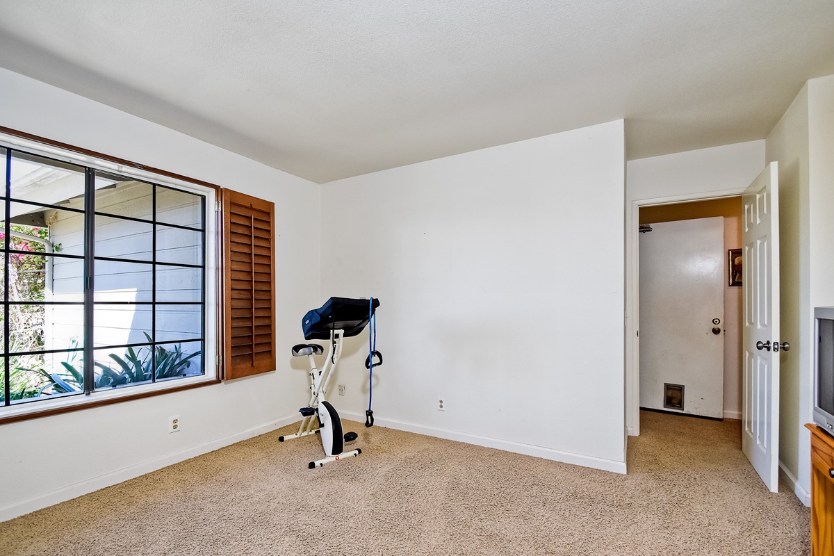 745 Winding Way Encinitas, CA 92024 - Photo 19 of 25 Currently used as an exercise room, this is also an excellent space for office, library or whatever YOUR heart desires of an optional room!