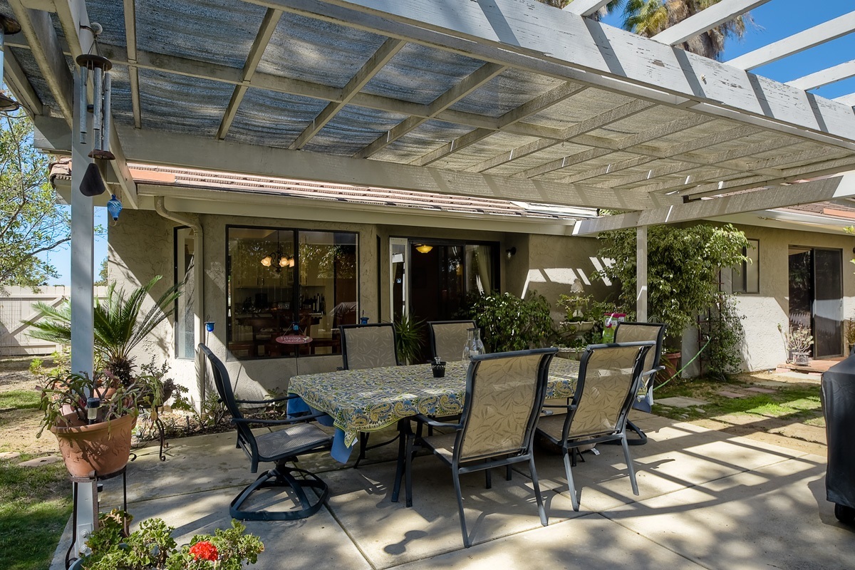 745 Winding Way Encinitas, CA 92024 - Photo 22 of 25 Can't you just close your eyes and imagine a dinner party here - awesome Zen garden offers great restorative energy to the scene...