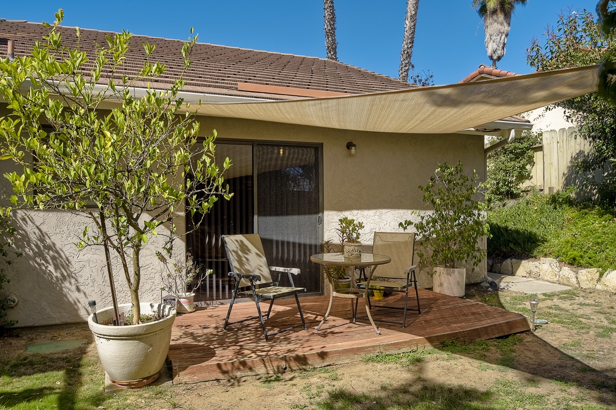 745 Winding Way Encinitas, CA 92024 - Photo 23 of 25 Cozy little patio area off the Master BR~