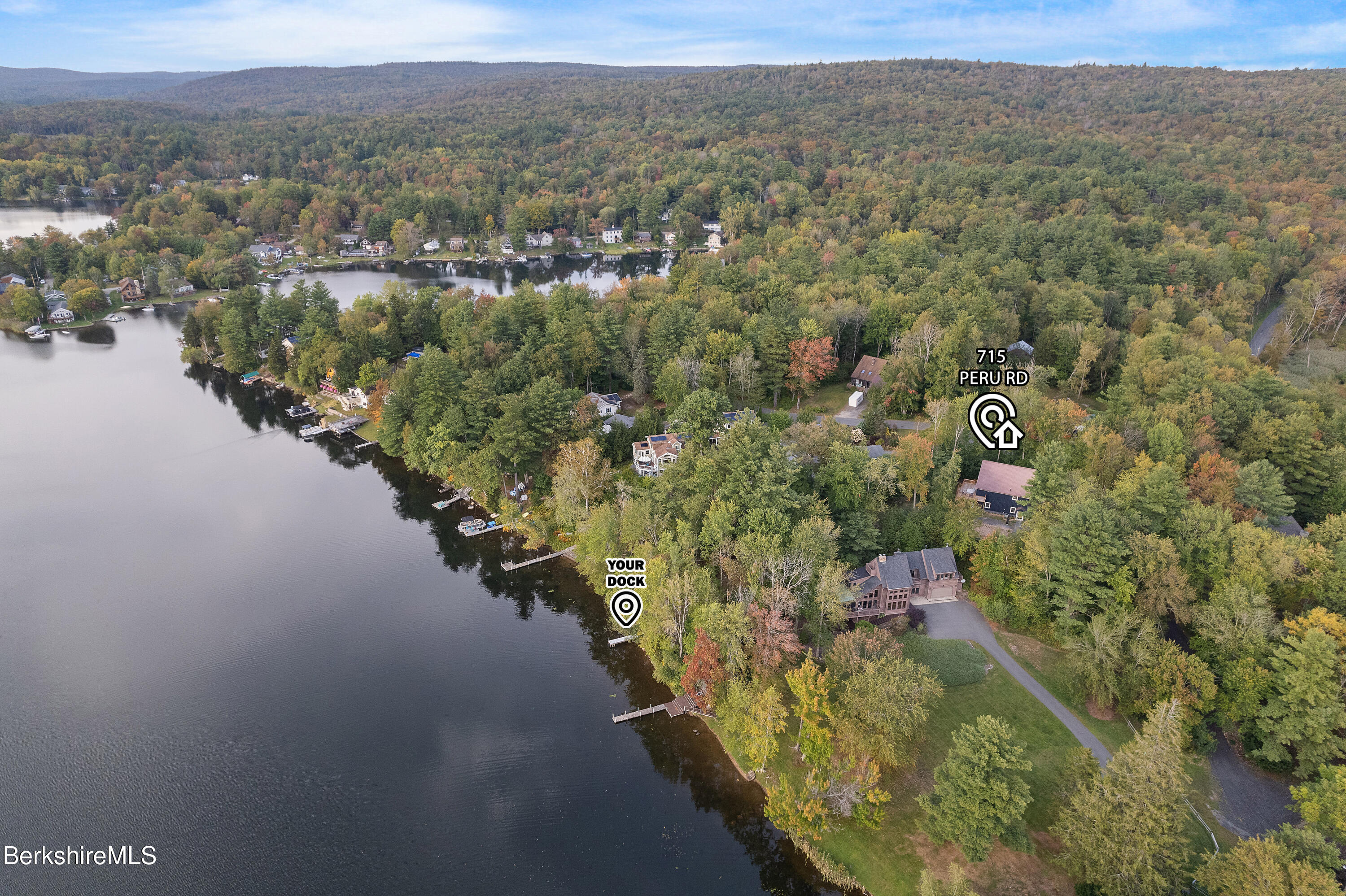 715 Peru Road Hinsdale, MA 01235 - Photo 39 of 45 Drone shot