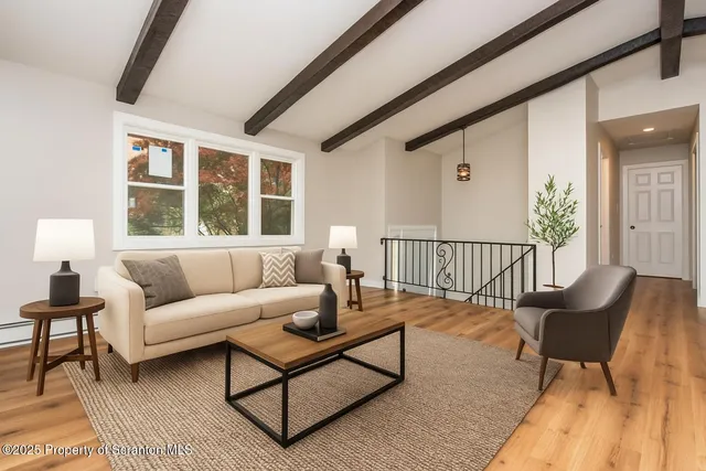 an empty room with window