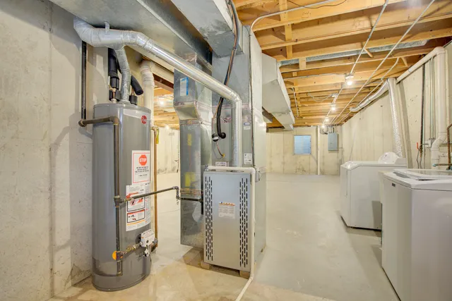 a view of a walk in closet