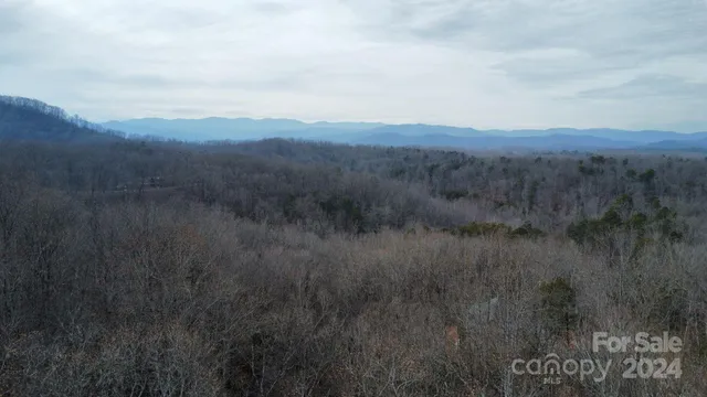 a view of a city and mountains