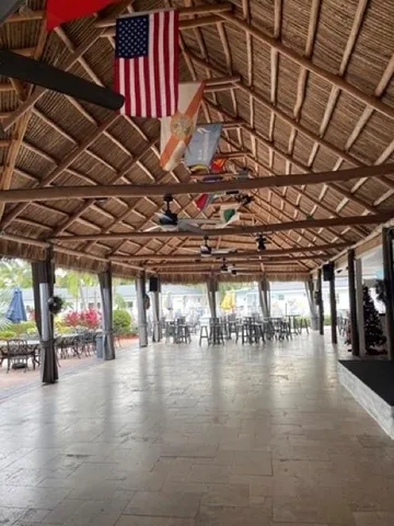 a view of a studio with a garage