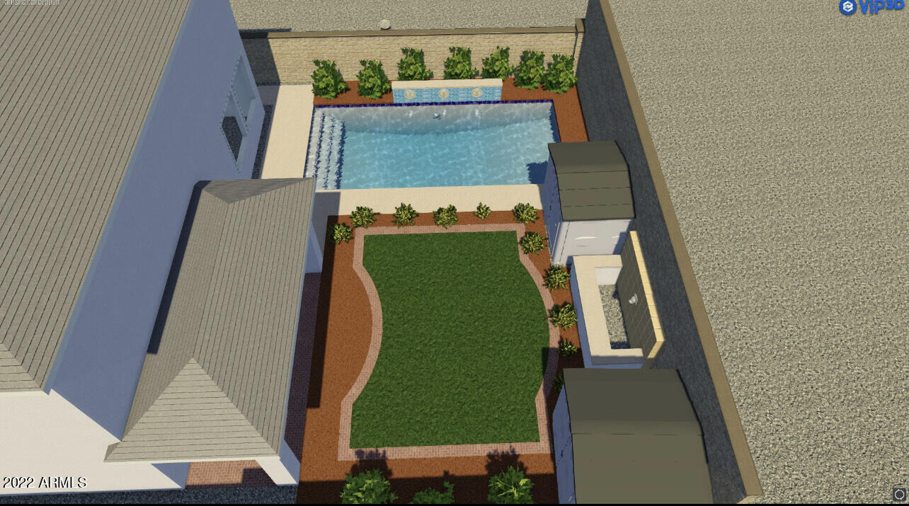 21054 West Coronado Road Buckeye, AZ 85396 - Photo 51 of 71 Full Pool View Rendering