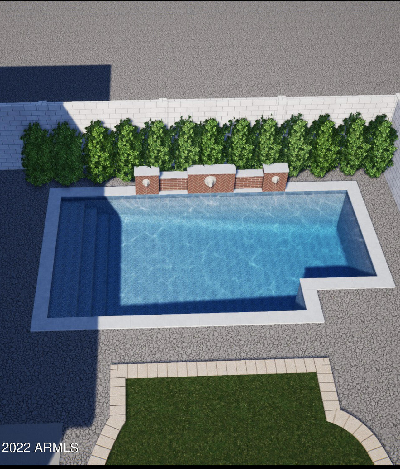 21054 West Coronado Road Buckeye, AZ 85396 - Photo 52 of 71 Up Close Pool Rendering