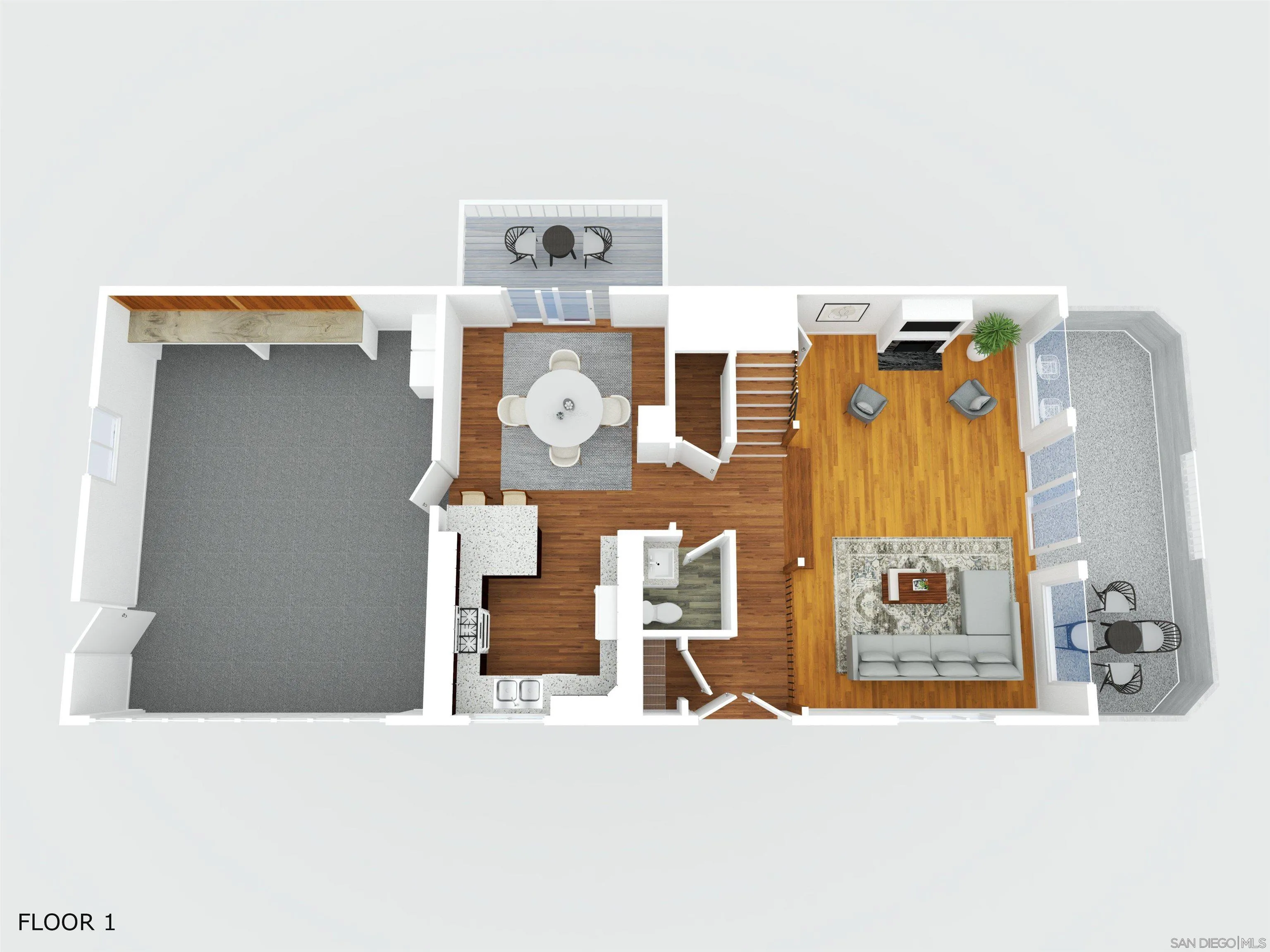 9811 Eucalyptus Street Spring Valley, CA 91977 - Photo 20 of 55 a picture of a bathroom with mirror and door