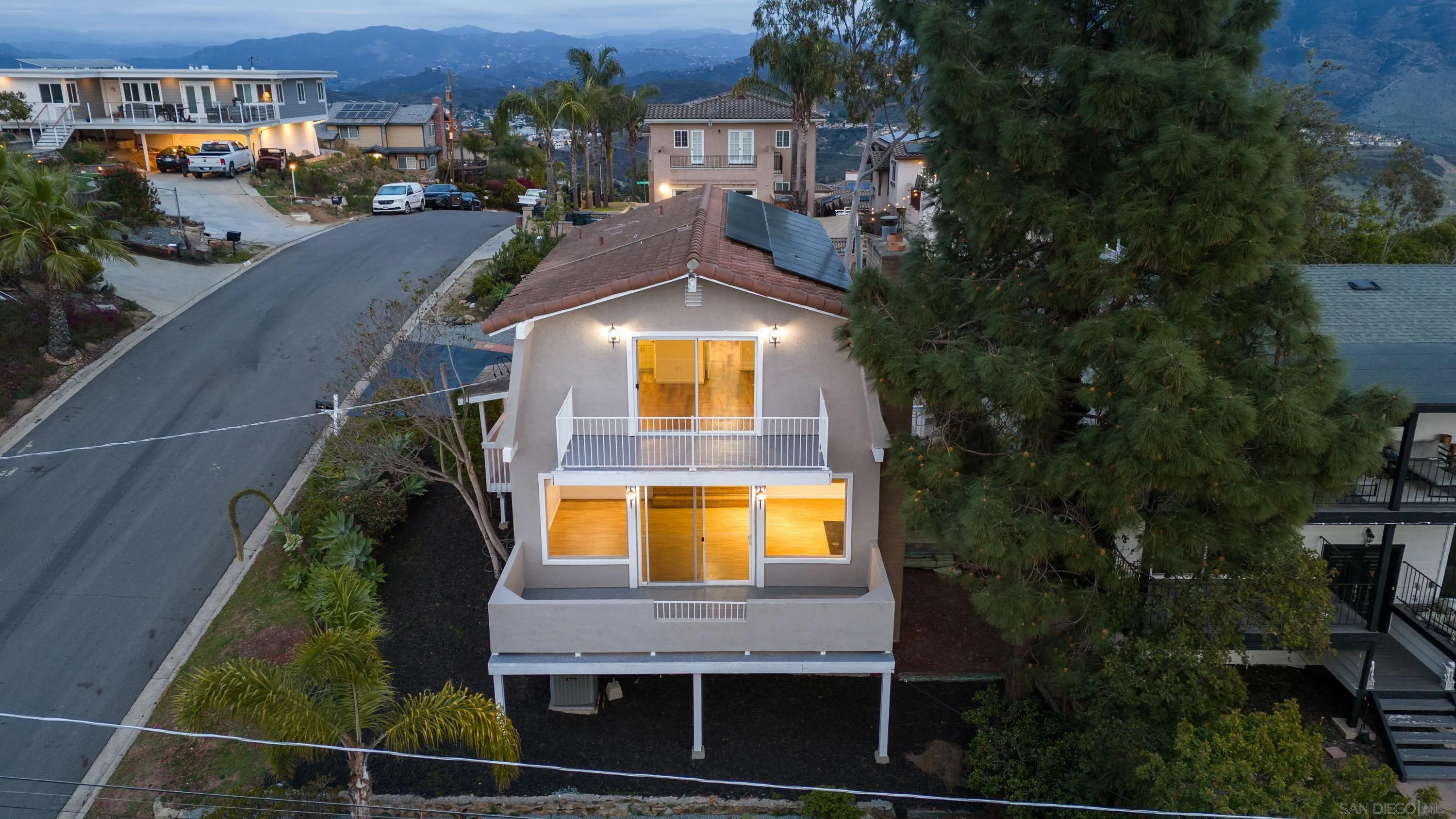 9811 Eucalyptus Street Spring Valley, CA 91977 - Photo 49 of 55 an aerial view of a house with a swimming pool