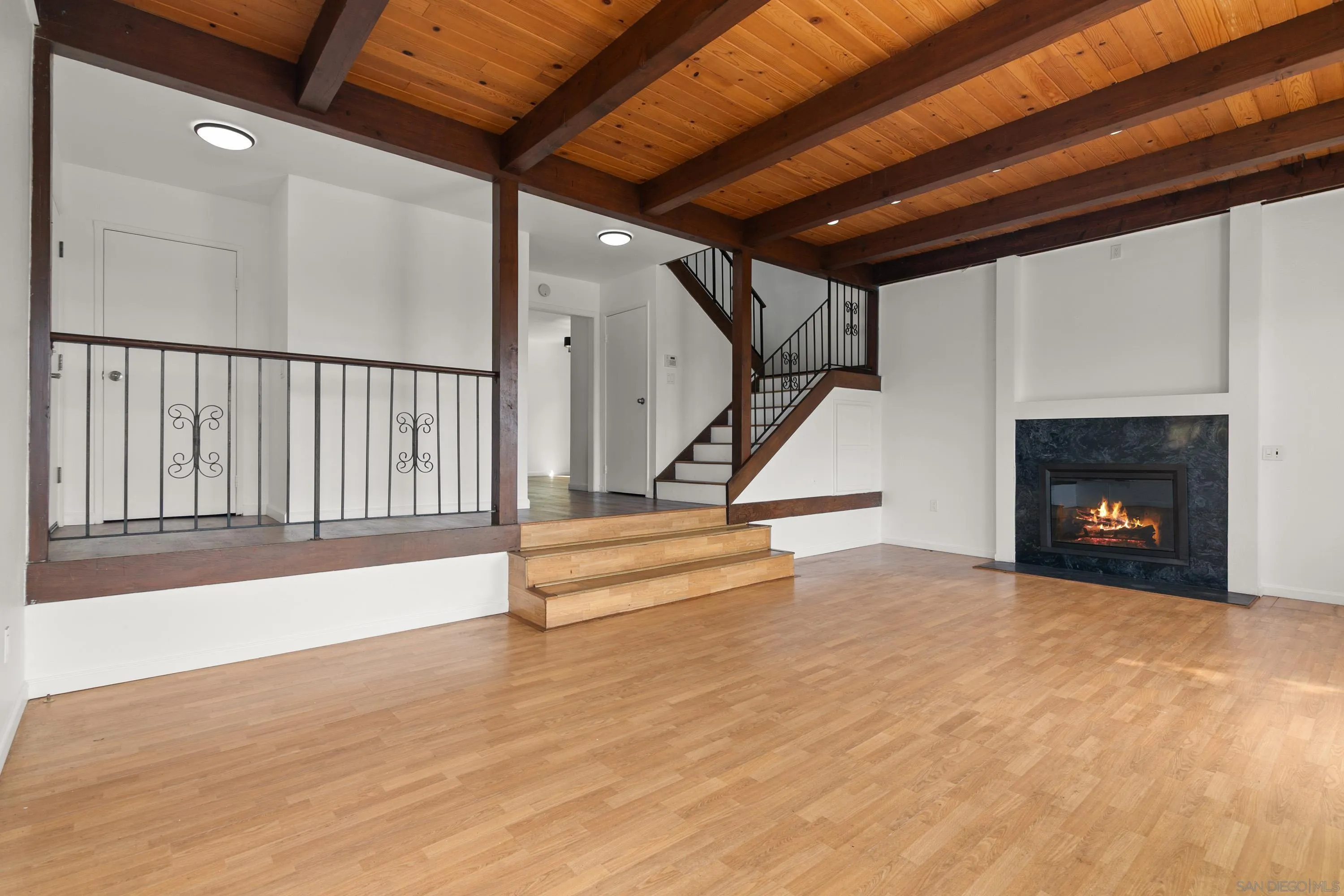 9811 Eucalyptus Street Spring Valley, CA 91977 - Photo 9 of 55 a view of an empty room with stairs