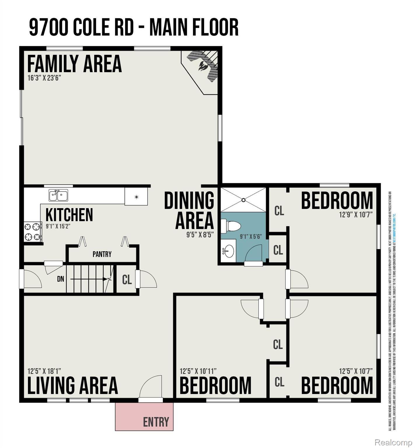 9700 Cole Road Durand, MI 48429 - Photo 24 of 25 Main Floor.jpg