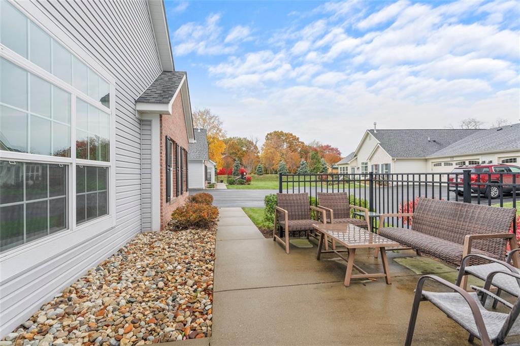 103 Spring Valley Drive Zelienople, PA 16063 - Photo 37 of 42 a balcony with with outdoor seating