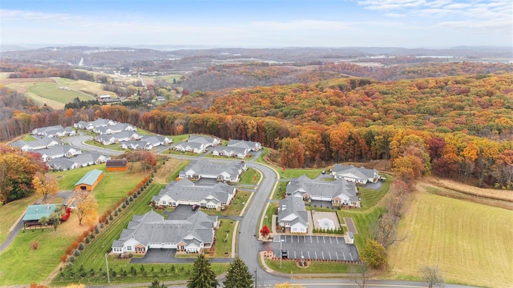 103 Spring Valley Drive Zelienople, PA 16063 - Photo 41 of 42 an aerial view of residential houses with outdoor space