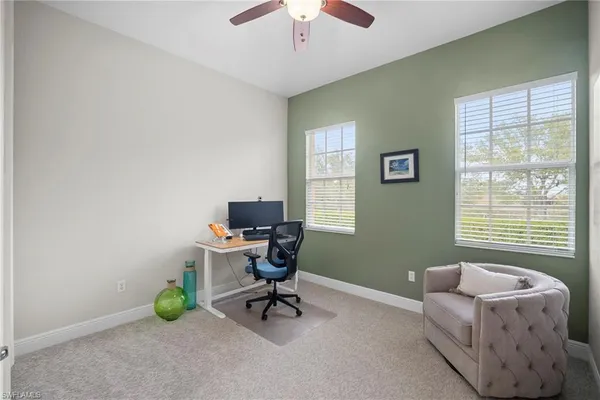a view of a workspace with a window