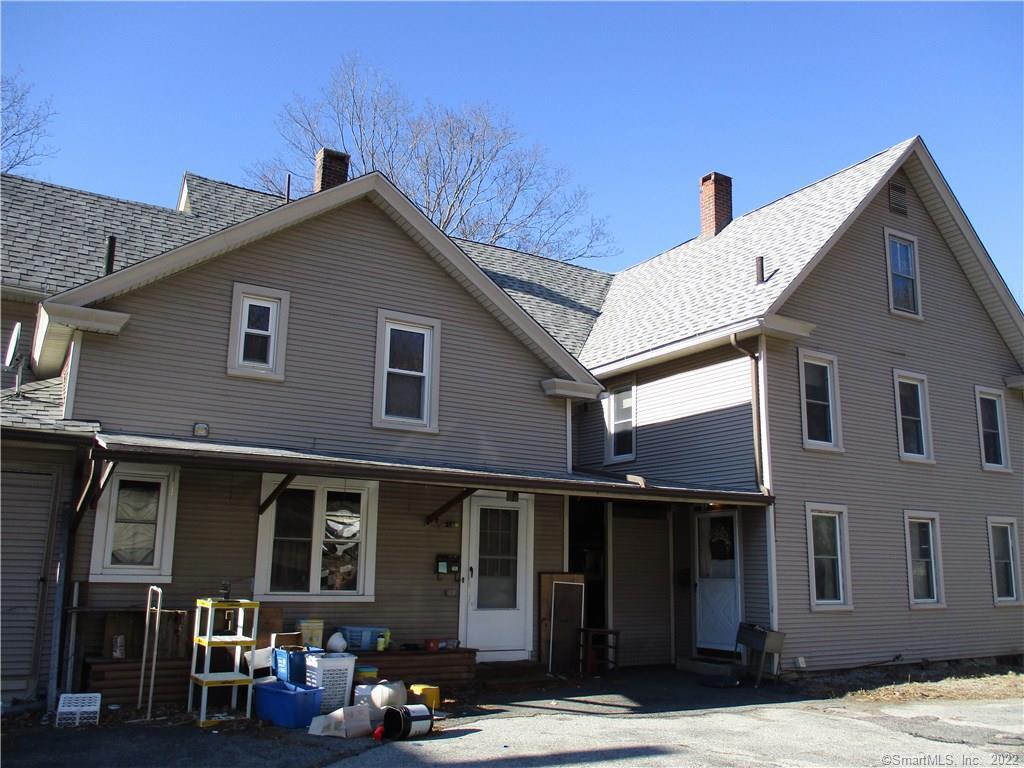 a view of a house with many windows