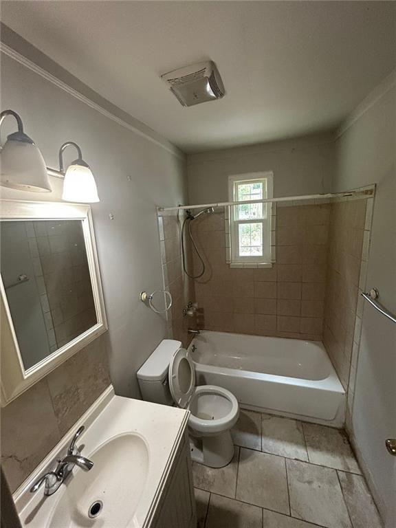 757 Coleman Street Southwest, Unit A Atlanta, GA 30310 - Photo 6 of 13 a bathroom with a sink a toilet and shower