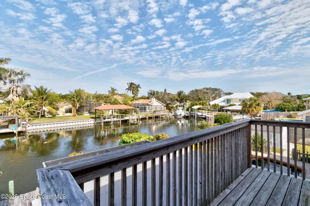 a view of city from a balcony