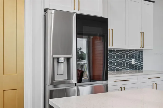 a view of a storage and utility room