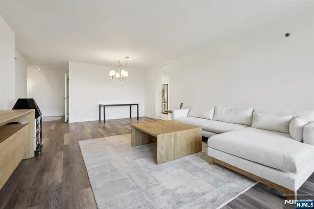 a view of a hallway with entryway