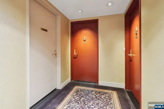 a view of an entryway door