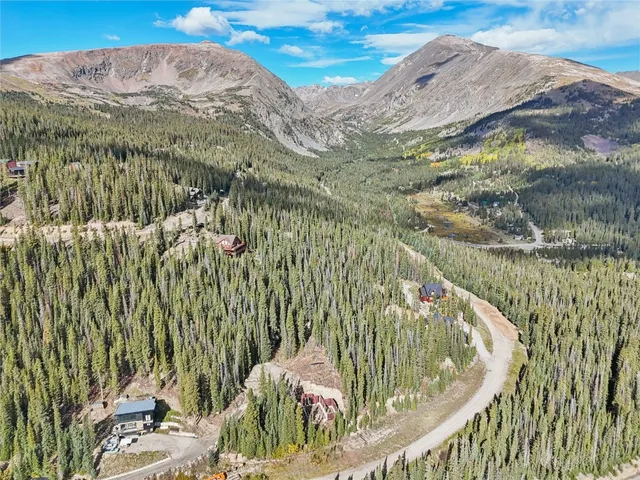 a view of city and mountain