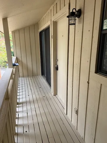 a view of a hardwood floor