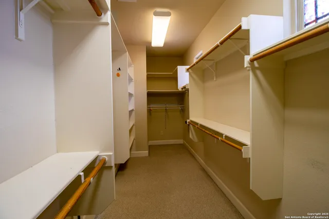 a view of walk in closet