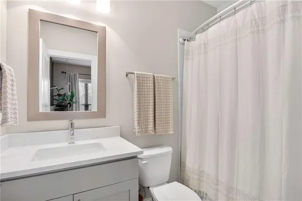 a living room with furniture and window