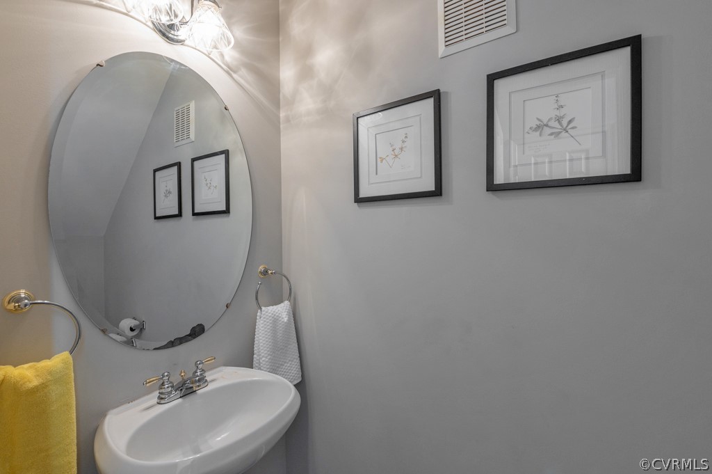 1313 Goswick Ridge Road Midlothian, VA 23114 - Photo 16 of 31 a bathroom with a sink and mirror