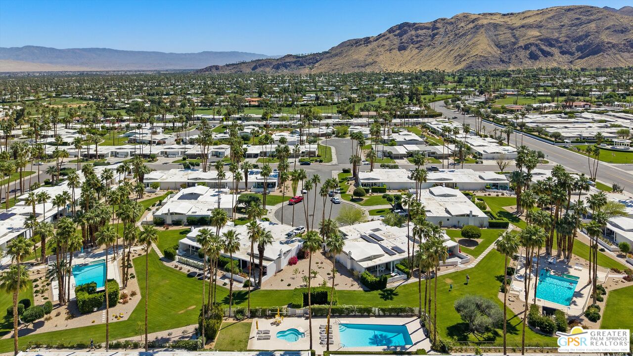 233 Toro Circle Palm Springs, CA 92264 - Photo 38 of 39 an aerial view of residential houses with outdoor space