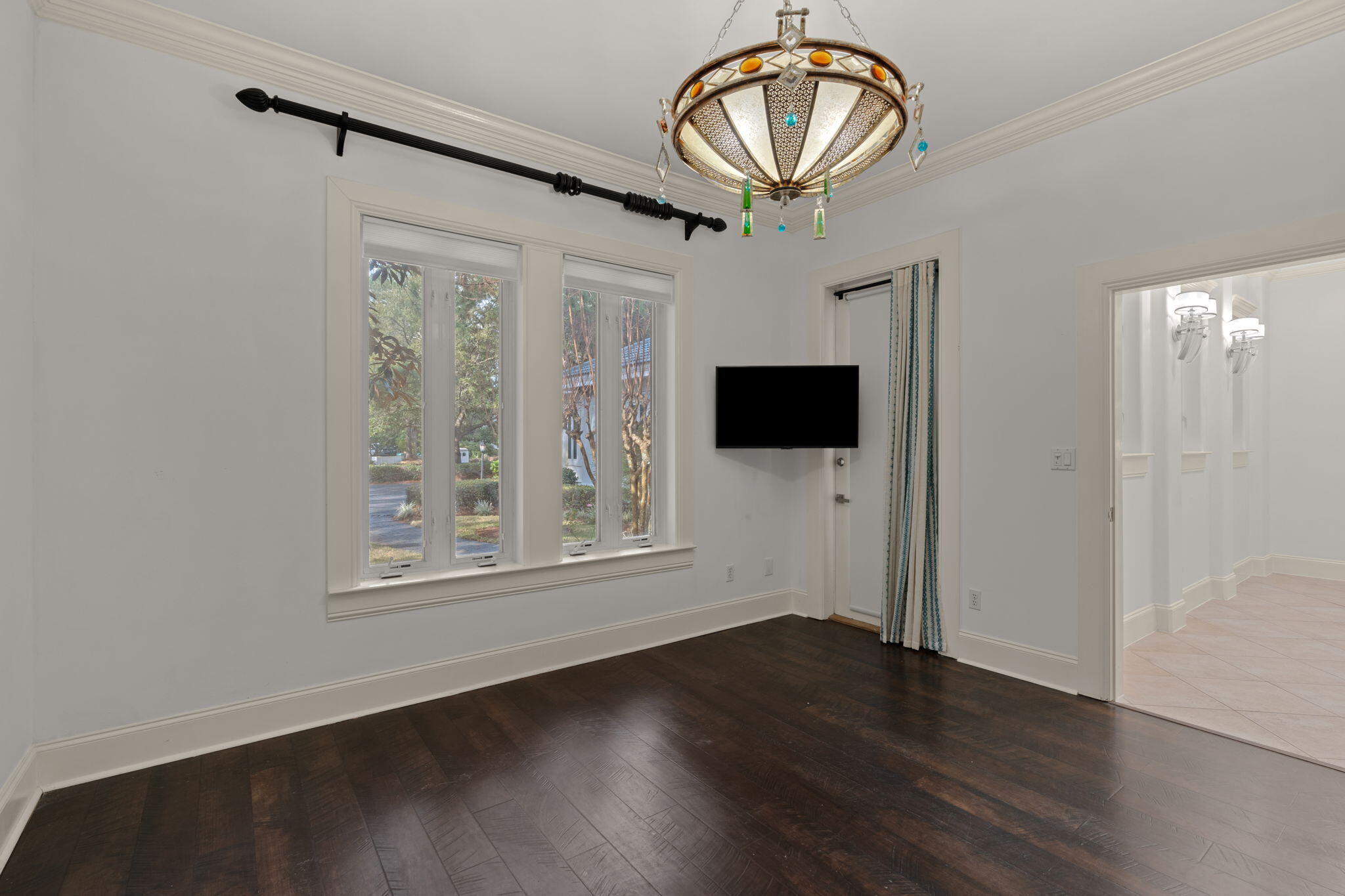 3028 Club Drive Miramar Beach, FL 32550 - Photo 19 of 40 wooden floor in an empty room with a window