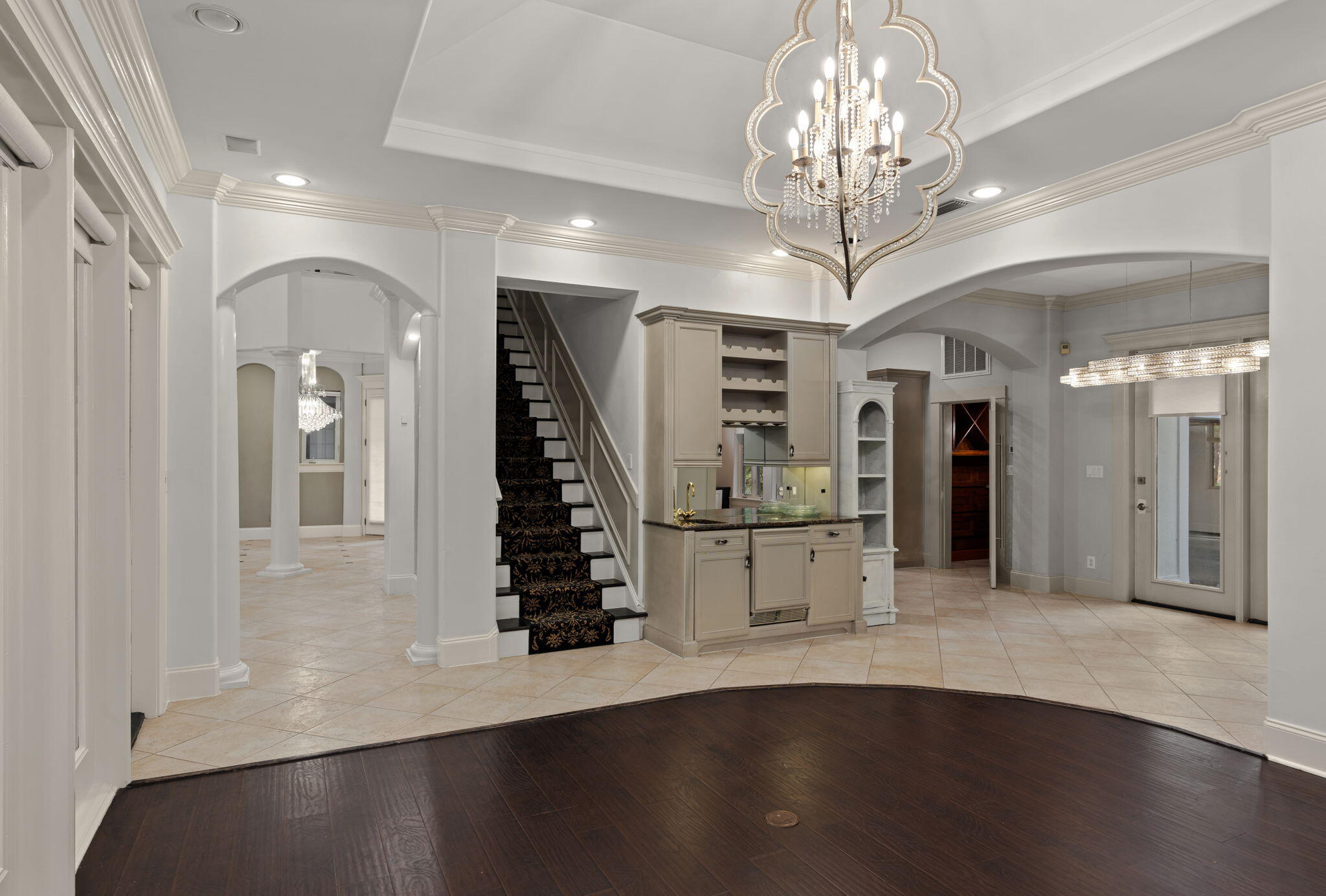 3028 Club Drive Miramar Beach, FL 32550 - Photo 6 of 40 a view of entryway and hall with wooden floor