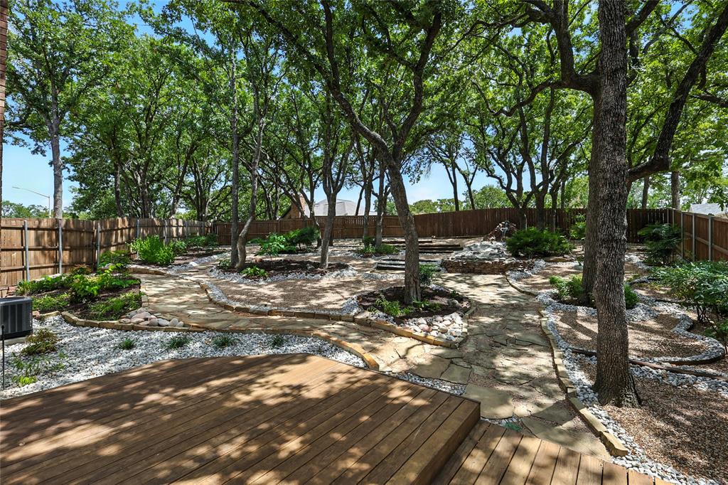 1330 Laredo Court Denton, TX 76205 - Photo 7 of 40 a view of backyard with green space
