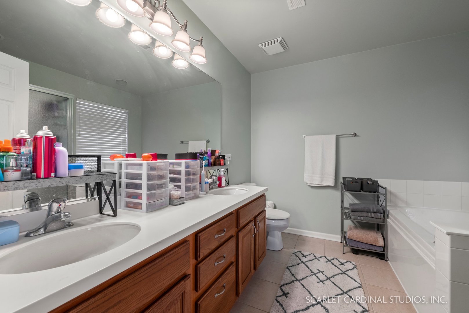 3739 Munson Street Plano, IL 60545 - Photo 14 of 21 a bathroom with a sink vanity mirror and toilet