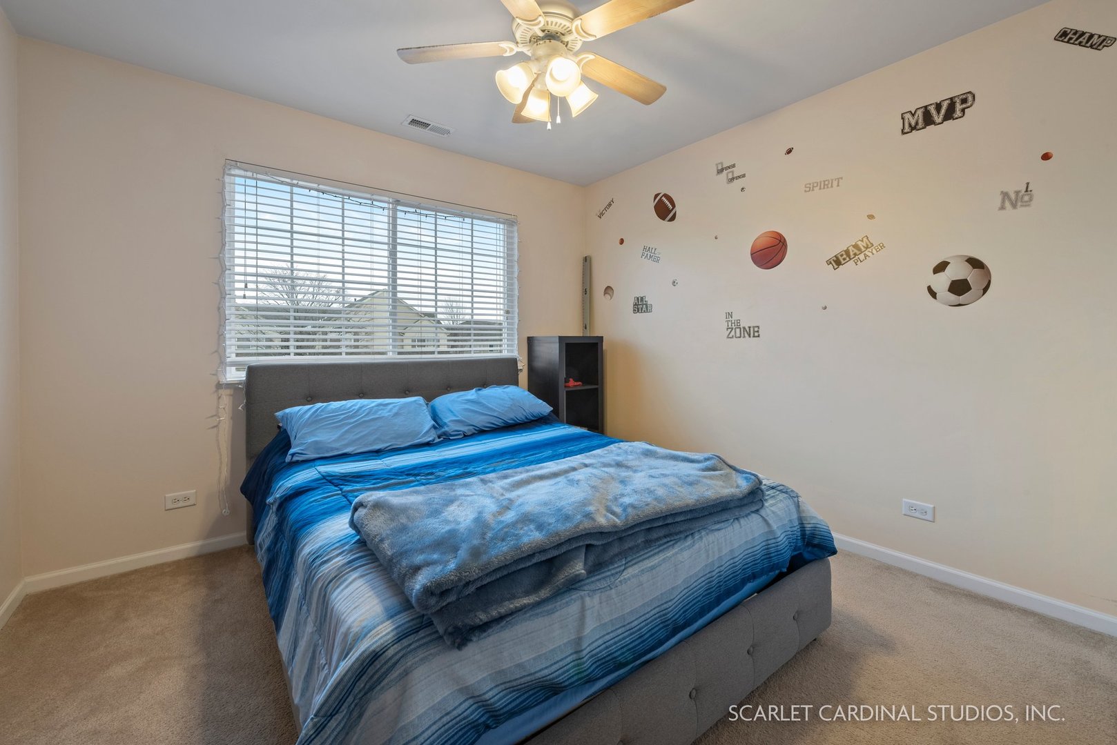 3739 Munson Street Plano, IL 60545 - Photo 16 of 21 a bedroom with a bed and a window