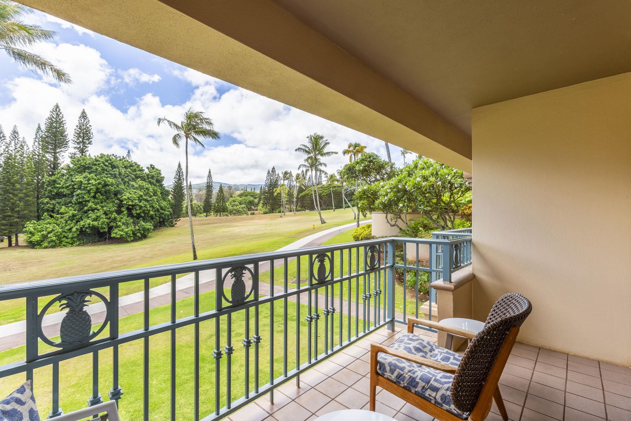 1 Ritz Carlton Drive, Unit 122123 Lahaina, HI 96761 - Photo 12 of 50 a view of a chair and tables in the balcony