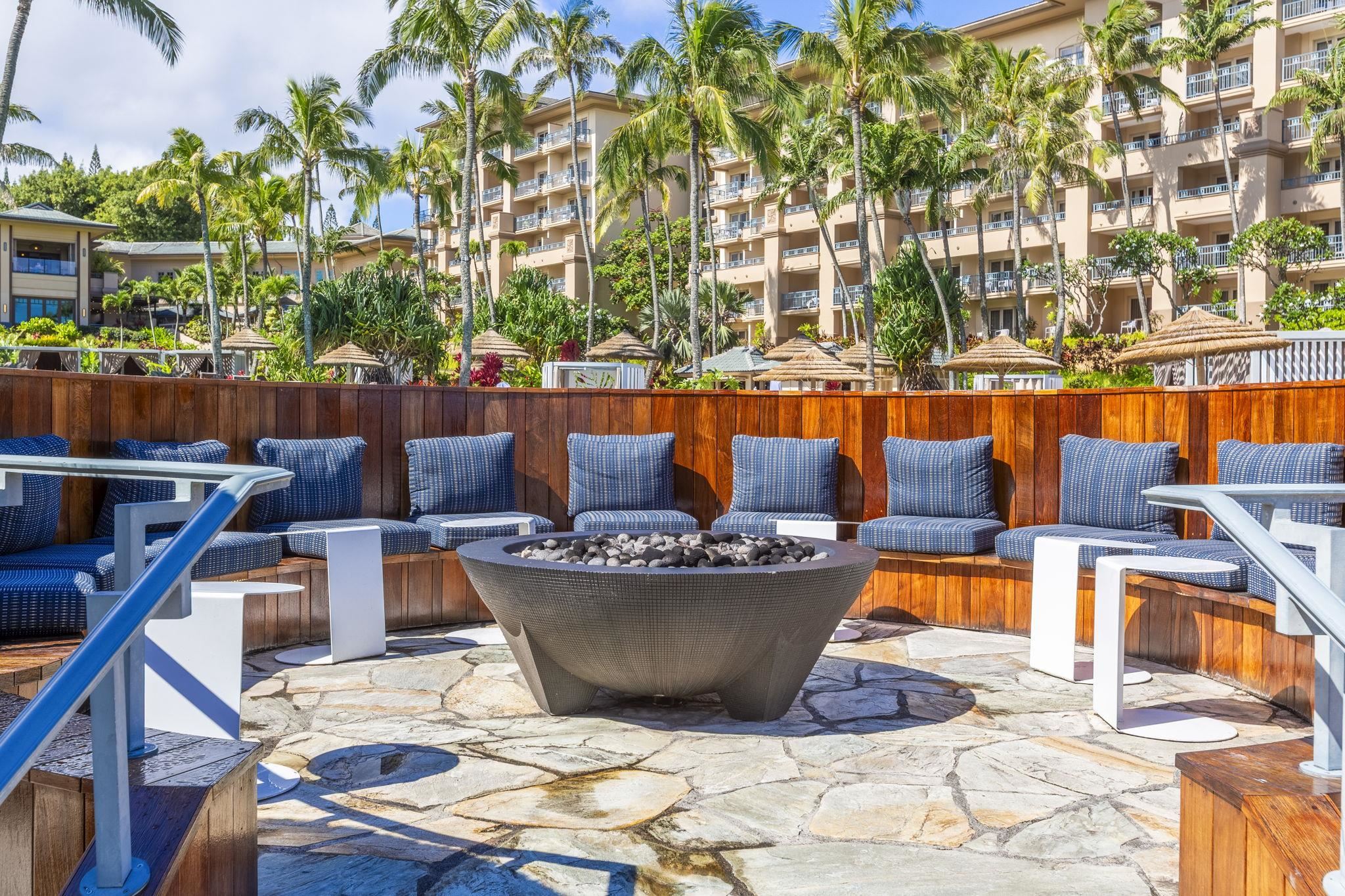 1 Ritz Carlton Drive, Unit 122123 Lahaina, HI 96761 - Photo 39 of 50 a view of swimming pool with outdoor seating and plants