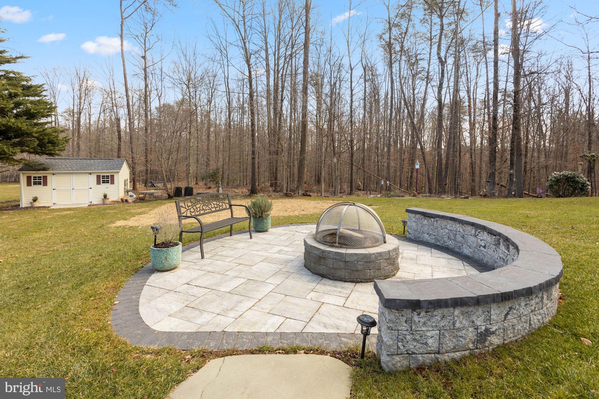 9411 Merkel Road Bowie, MD 20715 - Photo 38 of 42 Patio with Firepit