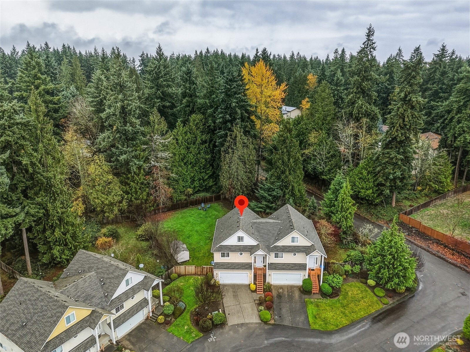 18219 58th St Court East Lake Tapps, WA 98391 - Photo 39 of 40 an aerial view of a house