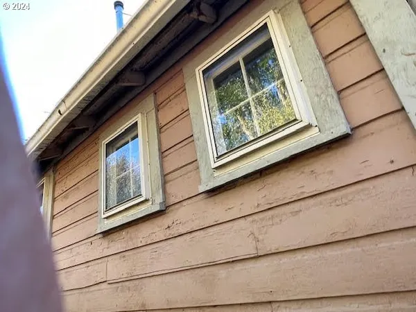 a view of a door of the house