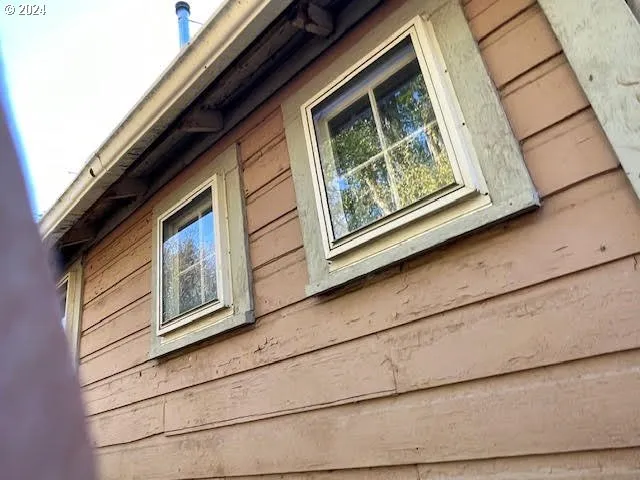 a view of a door of the house