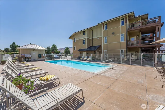 a view of an outdoor sitting space