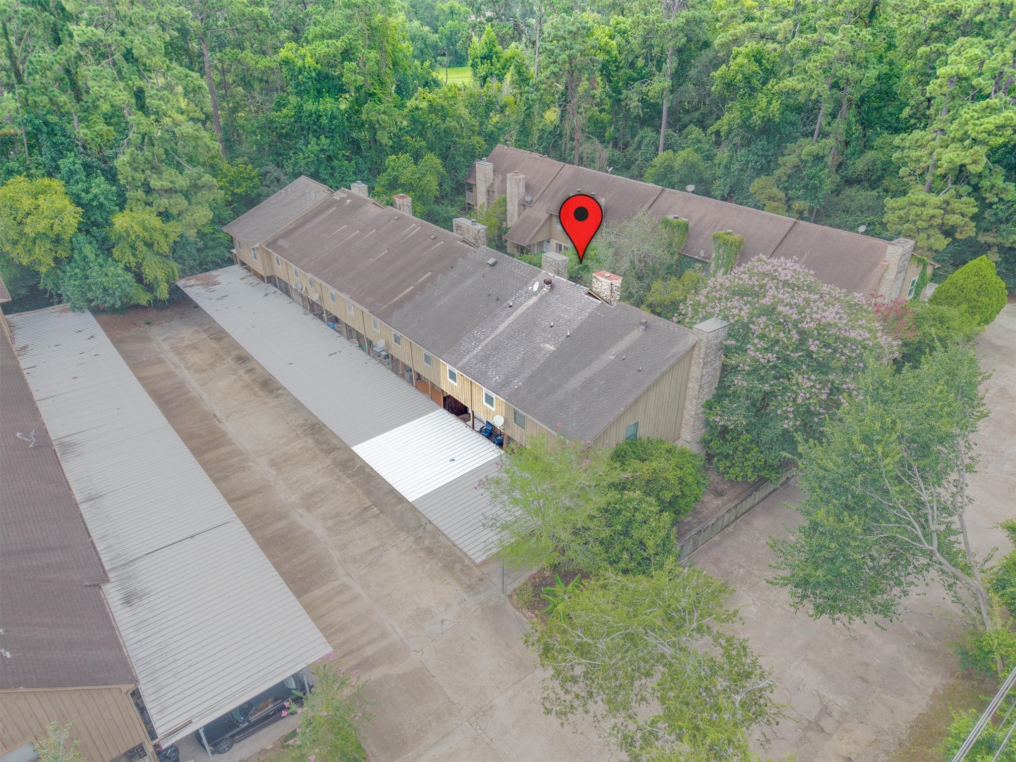 1011 Hamblen Road, Unit 306 Houston, TX 77339 - Photo 32 of 38 The pin marks exactly where home sweet home sits within the community, easy to spot and even easier to fall for.